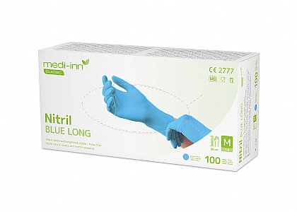 Nitril-Handschuhe Medi-Inn Blue long