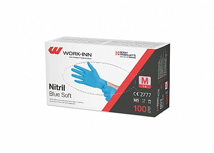 Nitril-Handschuhe Work-Inn Blue Soft