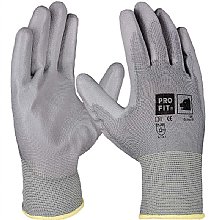 PU-Polyamid Handschuh grau