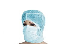 Astronautenhauben mit Mundschutz