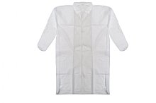 Vlies-Besuchermäntel Klettverschluss