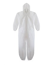 Vlies-Overall mit Kapuze
