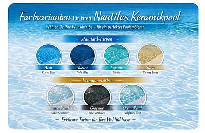 Farbauswahl-Nautilus-Keramikpool