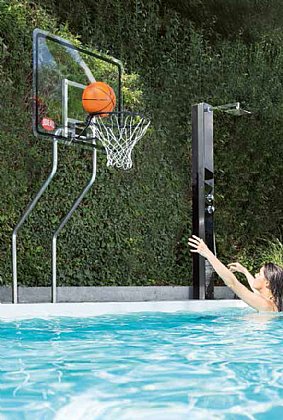 Baskeballkorb für Schwimmbad