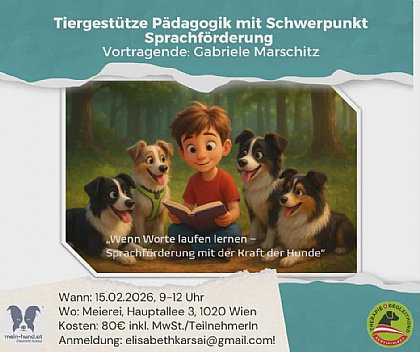 Flyer Tiergestützte Pädagogik 2026