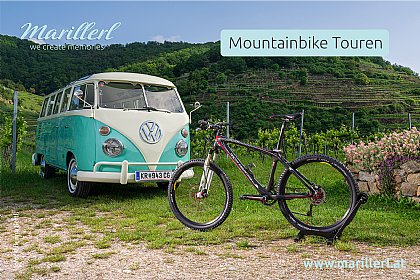 E-Bike vor dem Bulli